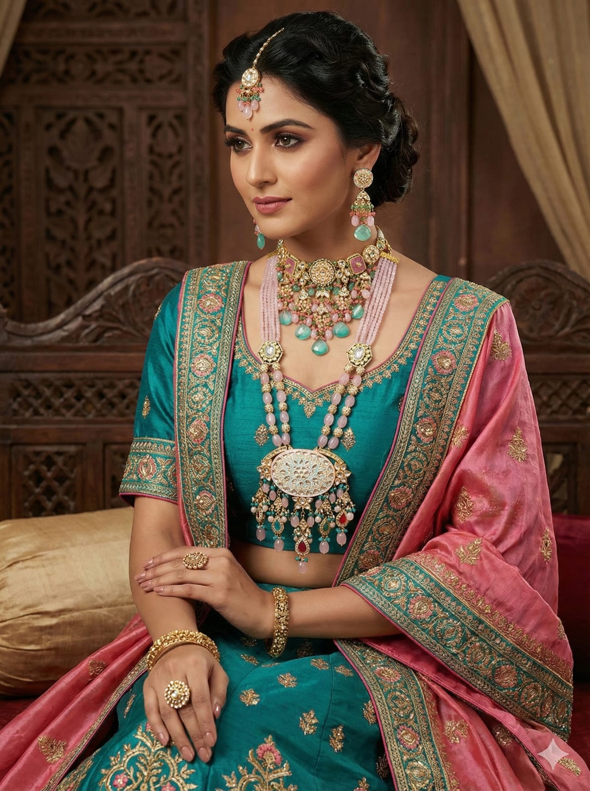 Artificial Kundan Bridal Jewellery Set – Gold Finish